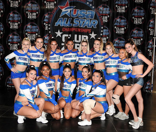 USA All Star Cheer Girls Rise Up Athletics