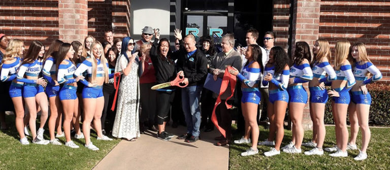 Rise Up Athletics ribbon cutting